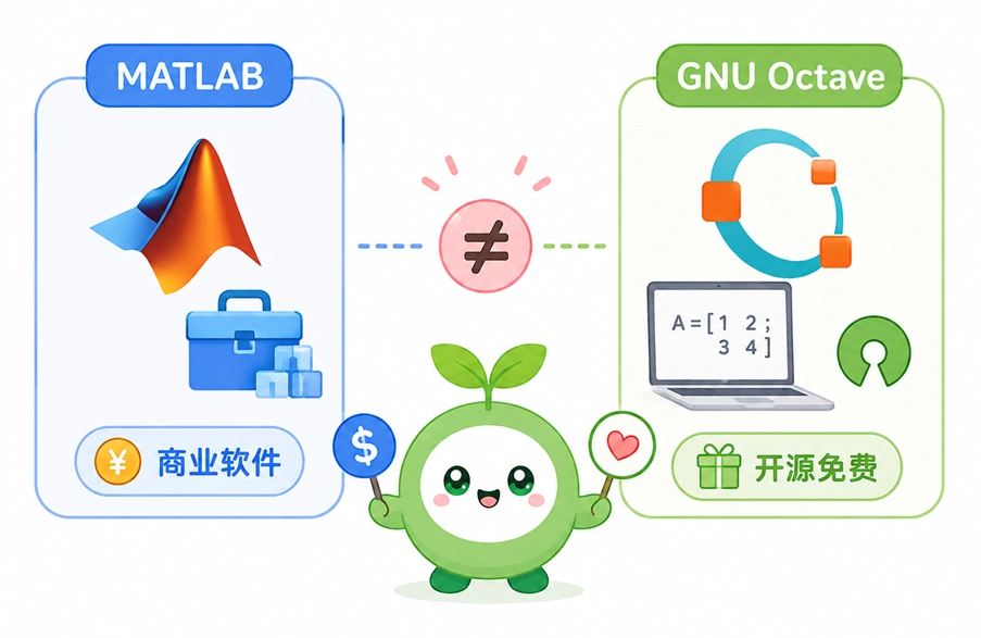 Octave与MATLAB在语法高度兼容但在开源免费与商业授权上的本质区别解析