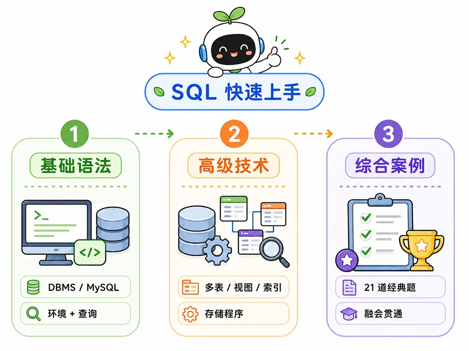 《SQL 快速上手》内容结构