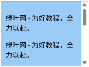 overflow-y 示例效果
