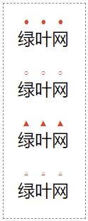 text-emphasis-style使用filled和open