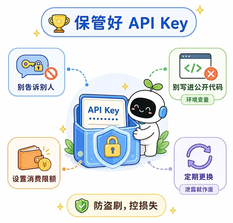 大模型 API Key 安全保管四大铁律
