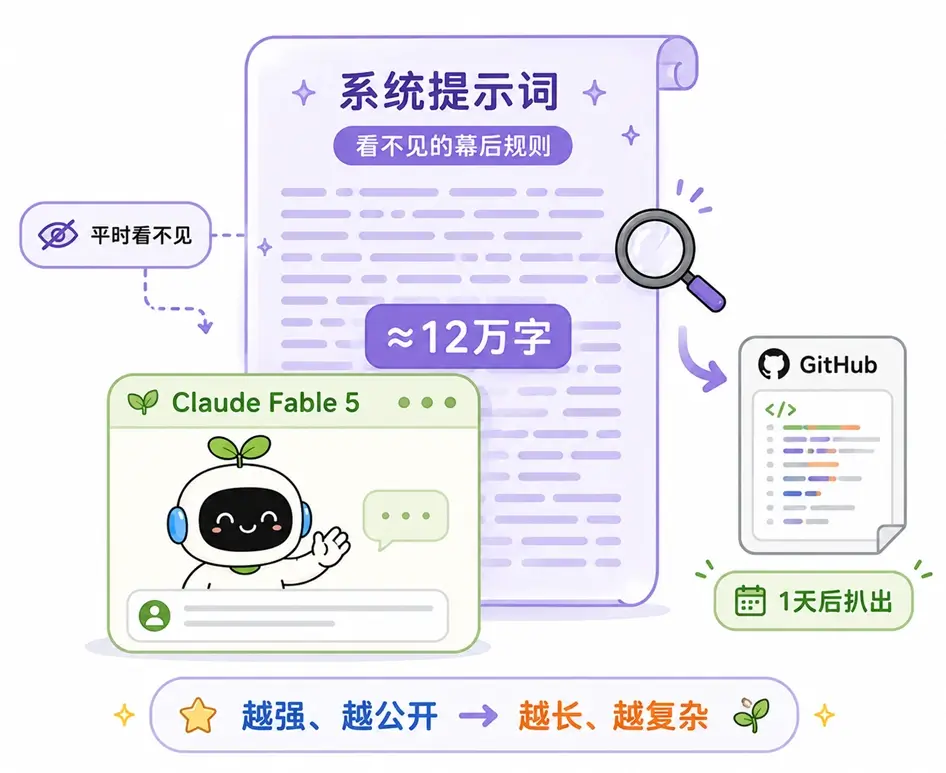 大模型自带系统提示词极其复杂的案例图解:以 Claude 为例,能力越强越公开的大模型,其隐藏的系统提示词往往越长且越复杂,以用于规范输出和堵住潜在漏洞
