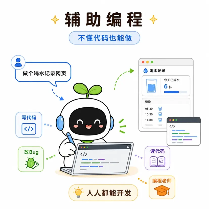 AI 辅助编程：不懂代码如何通过自然语言与大模型开发网页