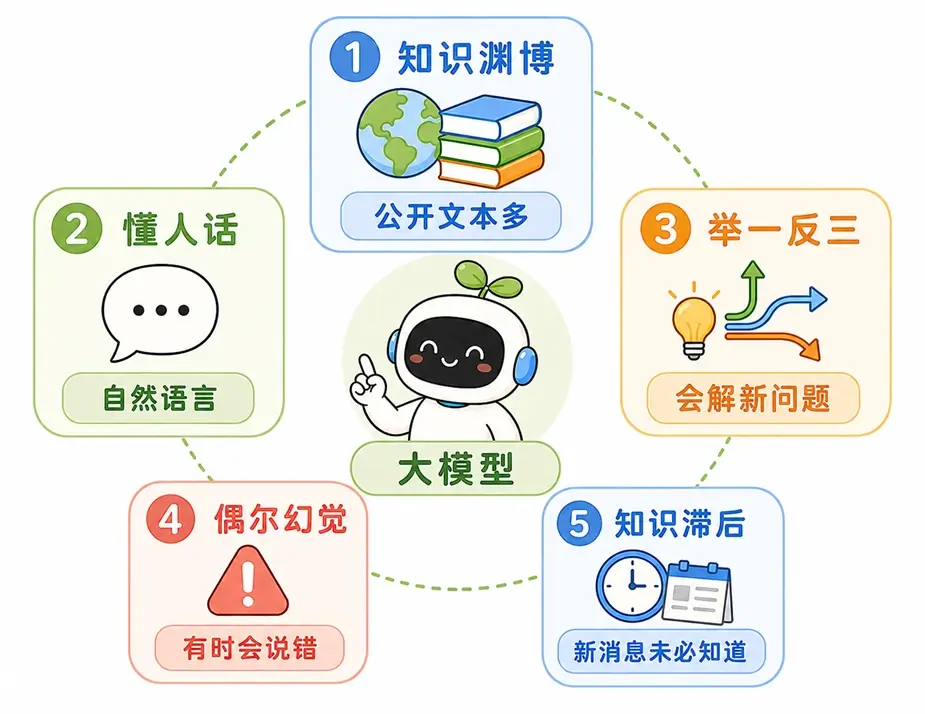 大语言模型的 5 大核心特点