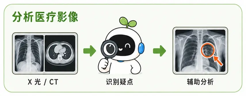 多模态大模型应用场景二:辅助医生分析 X 光片与 CT 等医疗影像