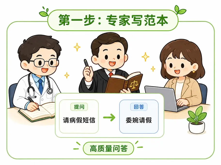 SFT 第一步:人工编写高质量问答对数据集,来构建标准指令范本