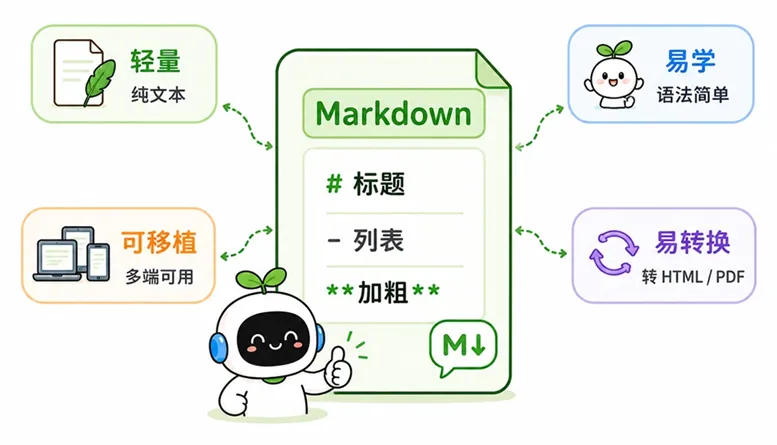 Markdown的优点