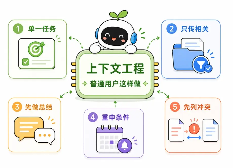 普通用户在使用 AI 工具时做好上下文工程的5个实用技巧