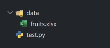 Pandas 读取 Excel 的项目结构