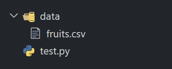 Python 读取 CSV 的项目结构